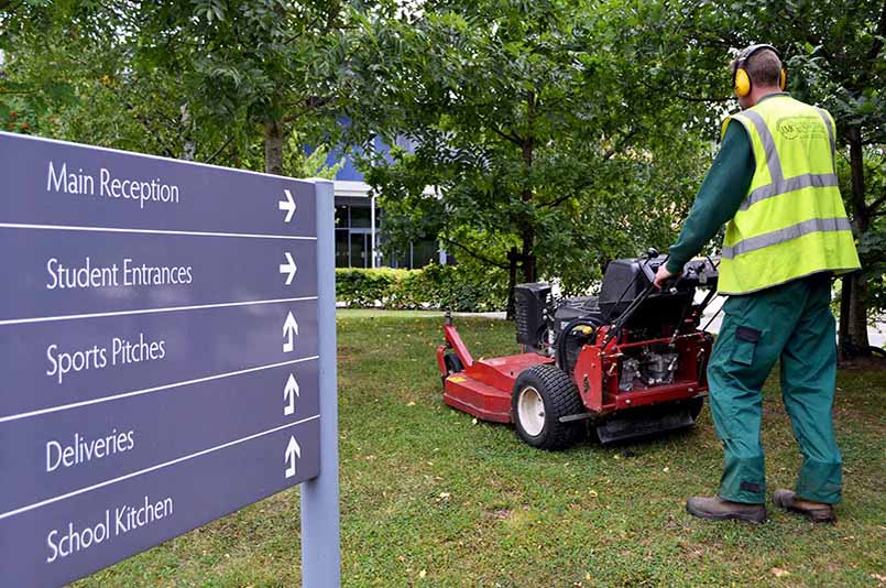 Commercial landscaping for schools and colleges